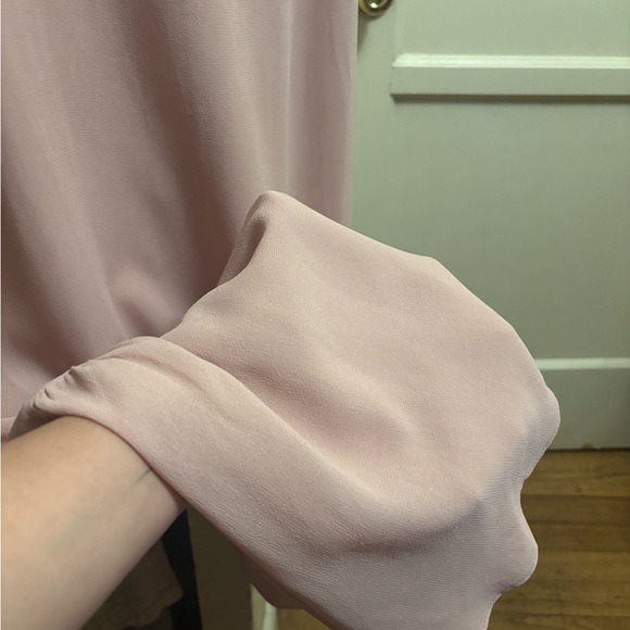 REFORMATION BUTTERFLY OF THE SHOULDER RUFFLE,CREPE MIDI DRESS,NEW WITHOUT TAGS - Picture 5 of 11